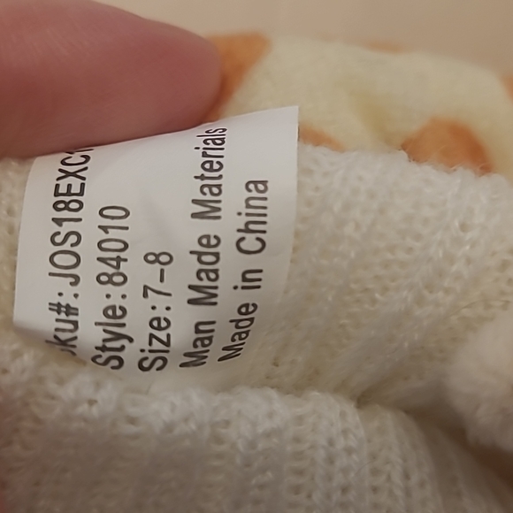 NWOT Yankee Toybox Giraffe Kids Slippers Toddler Size 7-8 - Picture 4 of 14